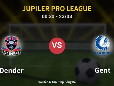 Kết Quả: Dender 1-3 Gent – Highlight & Bàn Thắng | Jupiler Pro League