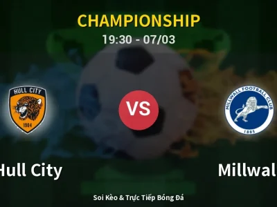 Kết Quả: Hull City 1-3 Millwall – Highlight & Bàn Thắng | Championship