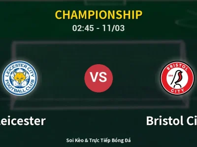Kết Quả: Leicester 2-0 Bristol City – Highlight & Bàn Thắng | Championship