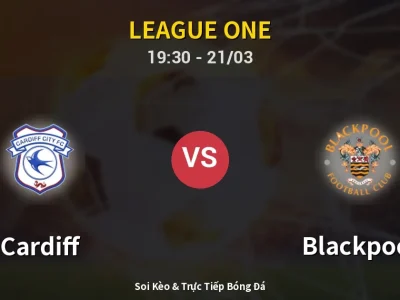 🔴 Trực Tiếp: Cardiff 0-0 Blackpool – Link Xem League One (Full HD)