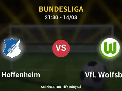 🔴 Trực Tiếp: 1899 Hoffenheim 0-0 VfL Wolfsburg – Link Xem Bundesliga (Full HD)