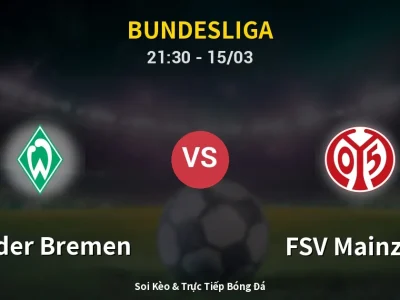 Soi Kèo Werder Bremen vs FSV Mainz 05 – 21:30 15/03 | Nhận Định, Dự Đoán Tỷ Số