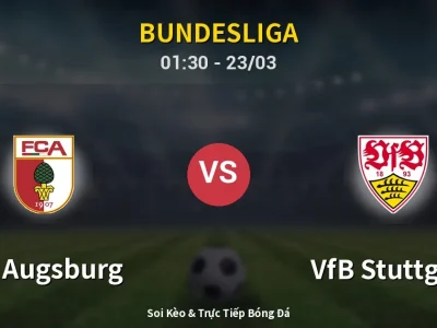 🔴 Trực Tiếp: FC Augsburg 0-3 VfB Stuttgart – Link Xem Bundesliga (Full HD)