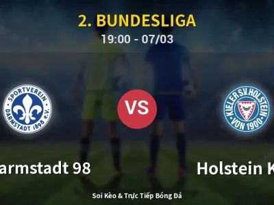 Kết Quả: SV Darmstadt 98 2-0 Holstein Kiel – Highlight & Bàn Thắng | 2. Bundesliga