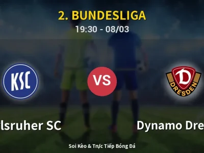 🔴 Trực Tiếp: Karlsruher SC 1-3 Dynamo Dresden – Link Xem 2. Bundesliga (Full HD)
