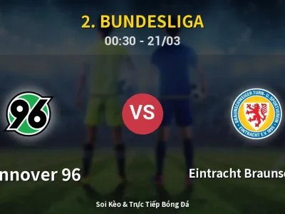 Kết Quả: Hannover 96 1-0 Eintracht Braunschweig – Highlight & Bàn Thắng | 2. Bundesliga