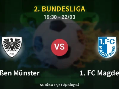 Soi Kèo Preußen Münster vs 1. FC Magdeburg – 19:30 22/03 | Nhận Định, Dự Đoán Tỷ Số