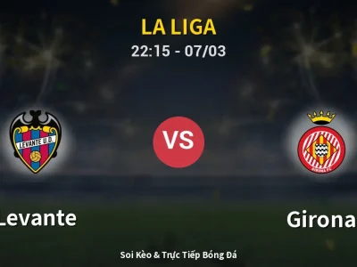 Soi Kèo Levante vs Girona – 22:15 07/03 | Nhận Định, Dự Đoán Tỷ Số