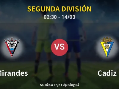 Kết Quả: Mirandes 0-2 Cadiz – Highlight & Bàn Thắng | Segunda División