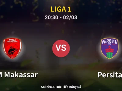 Kết Quả: PSM Makassar 2-4 Persita – Highlight & Bàn Thắng | Liga 1