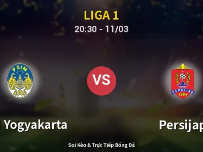 🔴 Trực Tiếp: PSIM Yogyakarta 2-2 Persijap – Link Xem Liga 1 (Full HD)