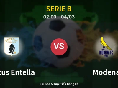 Kết Quả: Virtus Entella 2-1 Modena – Highlight & Bàn Thắng | Serie B