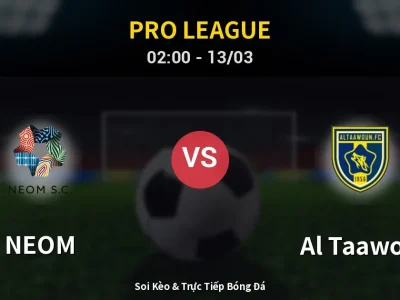 Kết Quả: NEOM 2-2 Al Taawon – Highlight & Bàn Thắng | Pro League