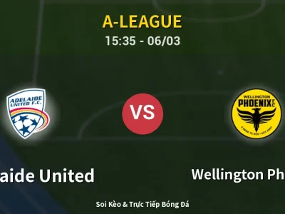 Kết Quả: Adelaide United 1-1 Wellington Phoenix – Highlight & Bàn Thắng | A-League