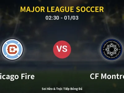 Kết Quả: Chicago Fire 3-0 CF Montreal – Highlight & Bàn Thắng | Major League Soccer