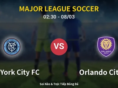 Kết Quả: New York City FC 5-0 Orlando City SC – Highlight & Bàn Thắng | Major League Soccer