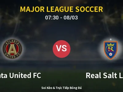Kết Quả: Atlanta United FC 2-3 Real Salt Lake – Highlight & Bàn Thắng | Major League Soccer