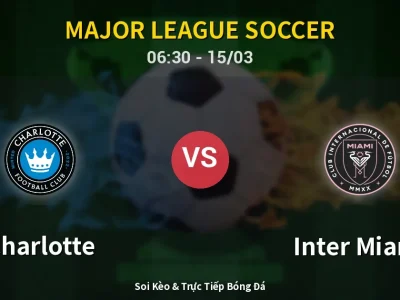 Kết Quả: Charlotte 0-0 Inter Miami – Highlight & Bàn Thắng | Major League Soccer