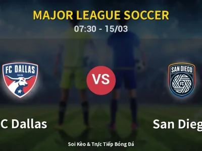 Kết Quả: FC Dallas 3-3 San Diego – Highlight & Bàn Thắng | Major League Soccer