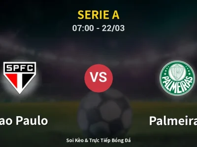 Kết Quả: Sao Paulo 0-1 Palmeiras – Highlight & Bàn Thắng | Serie A