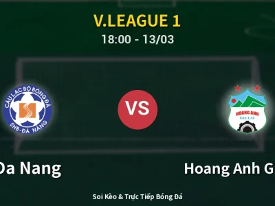 Kết Quả: Da Nang 3-3 Hoang Anh Gia Lai – Highlight & Bàn Thắng | V.League 1