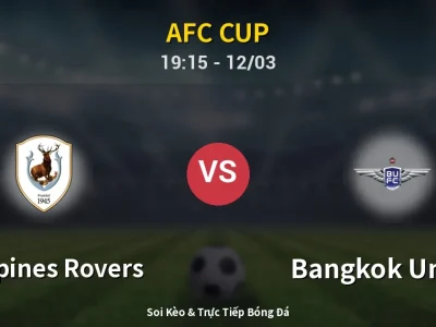 Soi Kèo Tampines Rovers vs Bangkok United – 19:15 12/03 | Nhận Định, Dự Đoán Tỷ Số