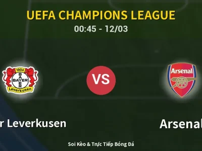 Kết Quả: Bayer Leverkusen 1-1 Arsenal – Highlight & Bàn Thắng | UEFA Champions League