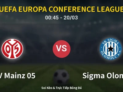 Kết Quả: FSV Mainz 05 2-0 Sigma Olomouc – Highlight & Bàn Thắng | UEFA Europa Conference League