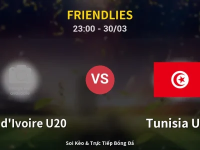Soi Kèo Côte d’Ivoire U20 vs Tunisia U23 – 23:00 30/03 | Nhận Định, Dự Đoán Tỷ Số