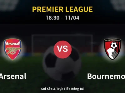 Soi Kèo Arsenal vs Bournemouth – 18:30 11/04 | Nhận Định, Dự Đoán Tỷ Số
