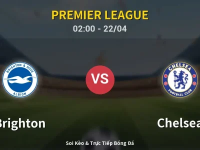 Kết Quả: Brighton 3-0 Chelsea – Highlight & Bàn Thắng | Premier League