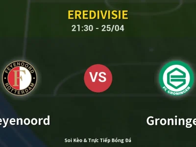 Soi Kèo Feyenoord vs Groningen – 21:30 25/04 | Nhận Định, Dự Đoán Tỷ Số