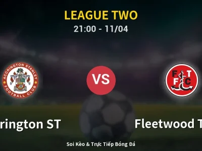 Soi Kèo Accrington ST vs Fleetwood Town – 21:00 11/04 | Nhận Định, Dự Đoán Tỷ Số