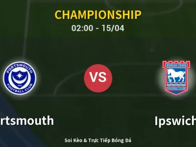 Kết Quả: Portsmouth 2-0 Ipswich – Highlight & Bàn Thắng | Championship