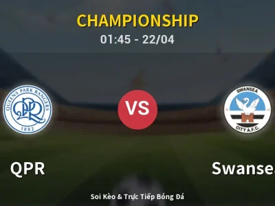Kết Quả: QPR 1-2 Swansea – Highlight & Bàn Thắng | Championship