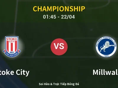 Kết Quả: Stoke City 1-3 Millwall – Highlight & Bàn Thắng | Championship