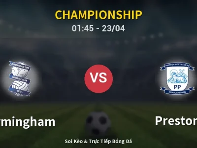 Kết Quả: Birmingham 2-1 Preston – Highlight & Bàn Thắng | Championship