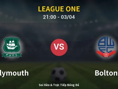 🔴 Trực Tiếp: Plymouth 1-2 Bolton – Link Xem League One (Full HD)
