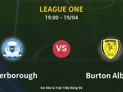 🔴 Trực Tiếp: Peterborough 1-1 Burton Albion – Link Xem League One (Full HD)
