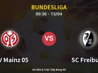 Kết Quả: FSV Mainz 05 0-1 SC Freiburg – Highlight & Bàn Thắng | Bundesliga