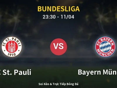 Soi Kèo FC St. Pauli vs Bayern München – 23:30 11/04 | Nhận Định, Dự Đoán Tỷ Số