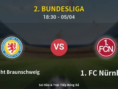 Soi Kèo Eintracht Braunschweig vs 1. FC Nürnberg – 18:30 05/04 | Nhận Định, Dự Đoán Tỷ Số