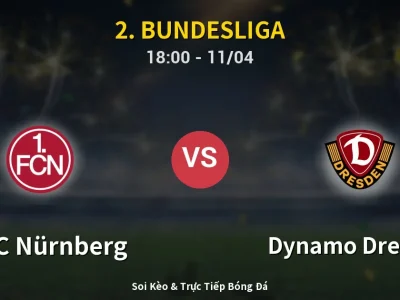 Soi Kèo 1. FC Nürnberg vs Dynamo Dresden – 18:00 11/04 | Nhận Định, Dự Đoán Tỷ Số