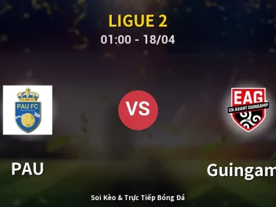 Kết Quả: PAU 2-1 Guingamp – Highlight & Bàn Thắng | Ligue 2