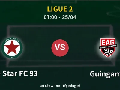 🔴 Trực Tiếp: RED Star FC 93 3-1 Guingamp – Link Xem Ligue 2 (Full HD)