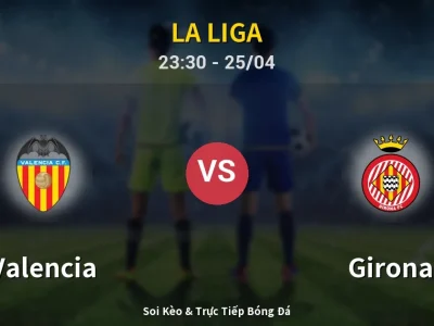Soi Kèo Valencia vs Girona – 23:30 25/04 | Nhận Định, Dự Đoán Tỷ Số