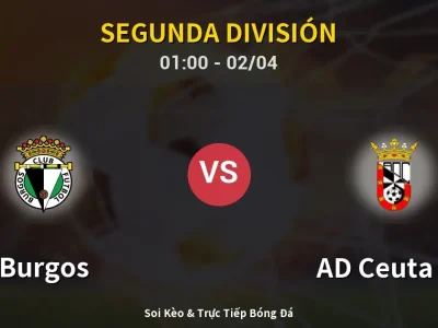 Kết Quả: Burgos 1-1 AD Ceuta FC – Highlight & Bàn Thắng | Segunda División