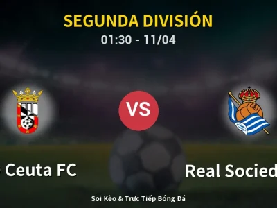 🔴 Trực Tiếp: AD Ceuta FC 0-0 Real Sociedad II – Link Xem Segunda División (Full HD)