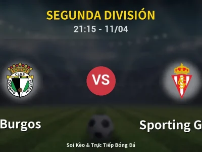 Soi Kèo Burgos vs Sporting Gijon – 21:15 11/04 | Nhận Định, Dự Đoán Tỷ Số