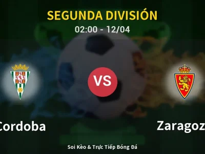 Kết Quả: Cordoba 1-0 Zaragoza – Highlight & Bàn Thắng | Segunda División